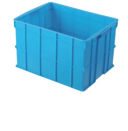 Durable Solid Style Large Recyclable Turnover Box Stackable Plastic Logistic Storage Crate