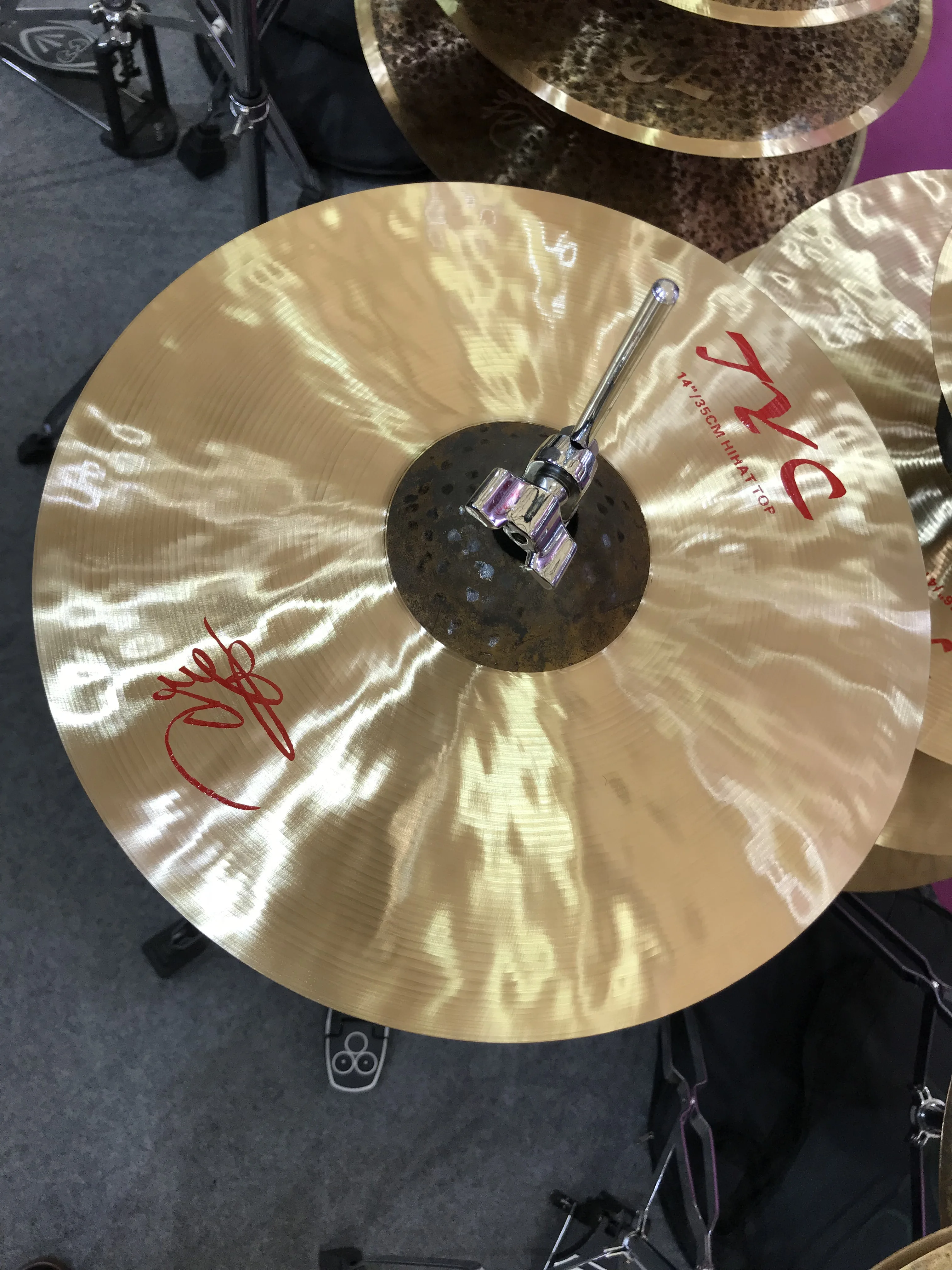 100% handmade B25 material cymbals Tongxiang TYC series cymbal set