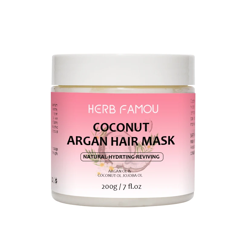 
Private label sulphate free damage coconut hair mask Hair treament mask argan oil hair mask 