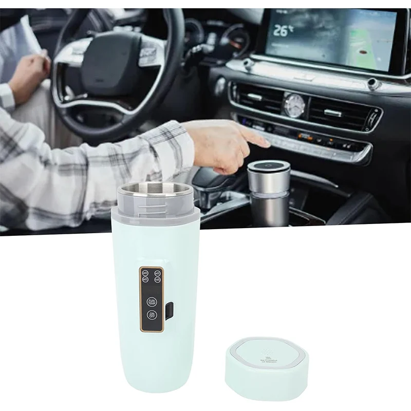 Travel Smart 1 2 In 1 12v Portable Mini Fridge Auto Car Mug Heating Cup Heating And Cooling Car Cup Holder