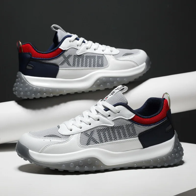 2022 hot selling new breathable mesh oxford non-slip thick bottom sports leisure running sneakers
