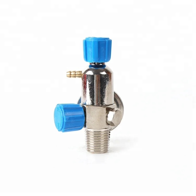 High pressure oxygen cylinder valve