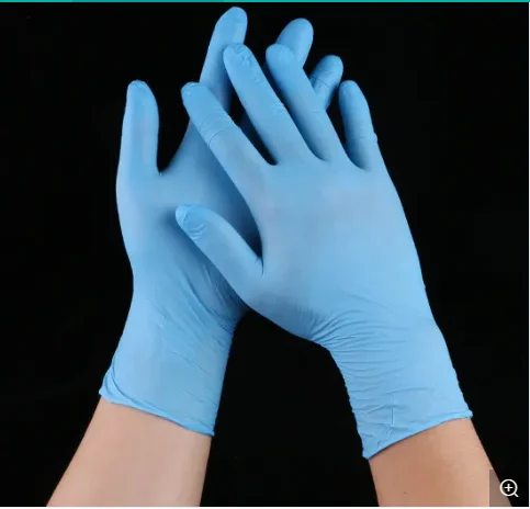 100 Box Wholesale Manufacturers Coated Cheap Prices Blue Examination Disposable Black Nitrile Gloves Medical Powder Free