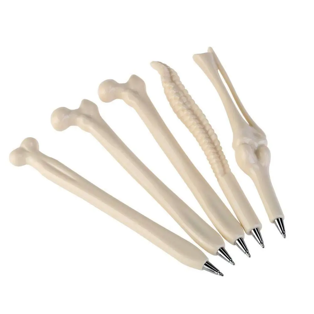 Novelty Bone Shape Ballpoint Pens Finger Pen Nurse Doctor Pen Stationery Gift Crazy Student Gift