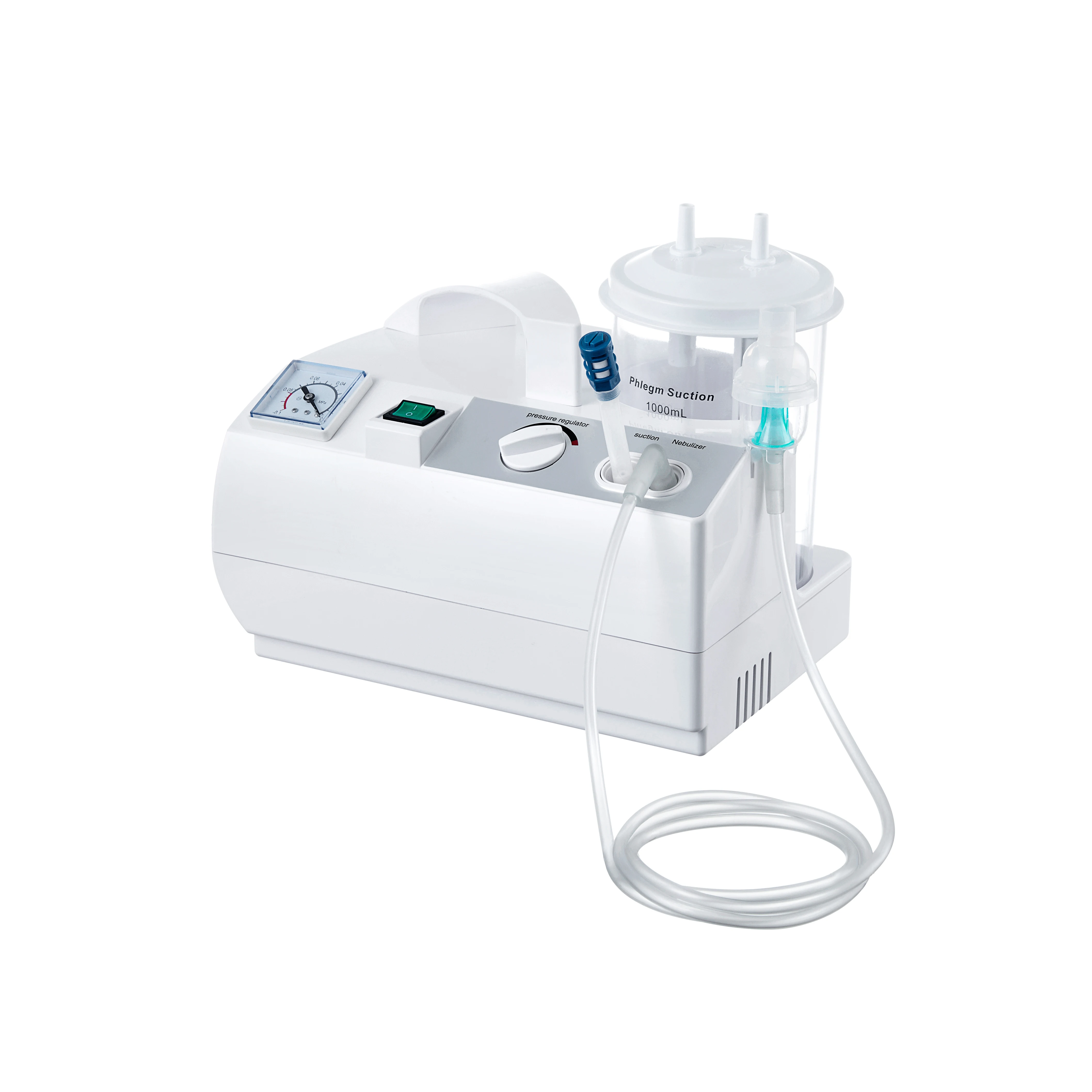 StrongHealth Double Multif-unctional Sputum Aspirator Asthma Nebulizer Suction Unit and Machine