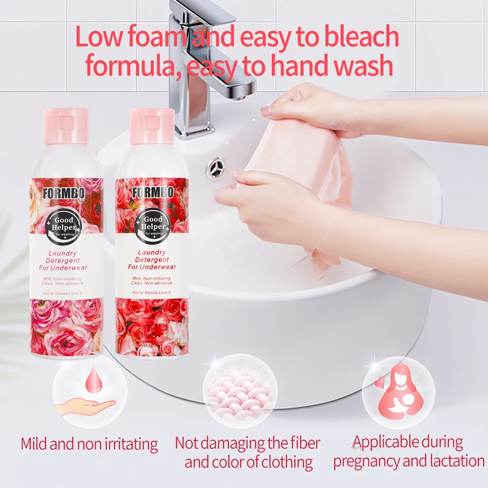 Hot selling Underwear Laundry Detergent Fresh flower perfume washing liquid detergent liquid OEM Fresh Scent Underwear Hand Wash