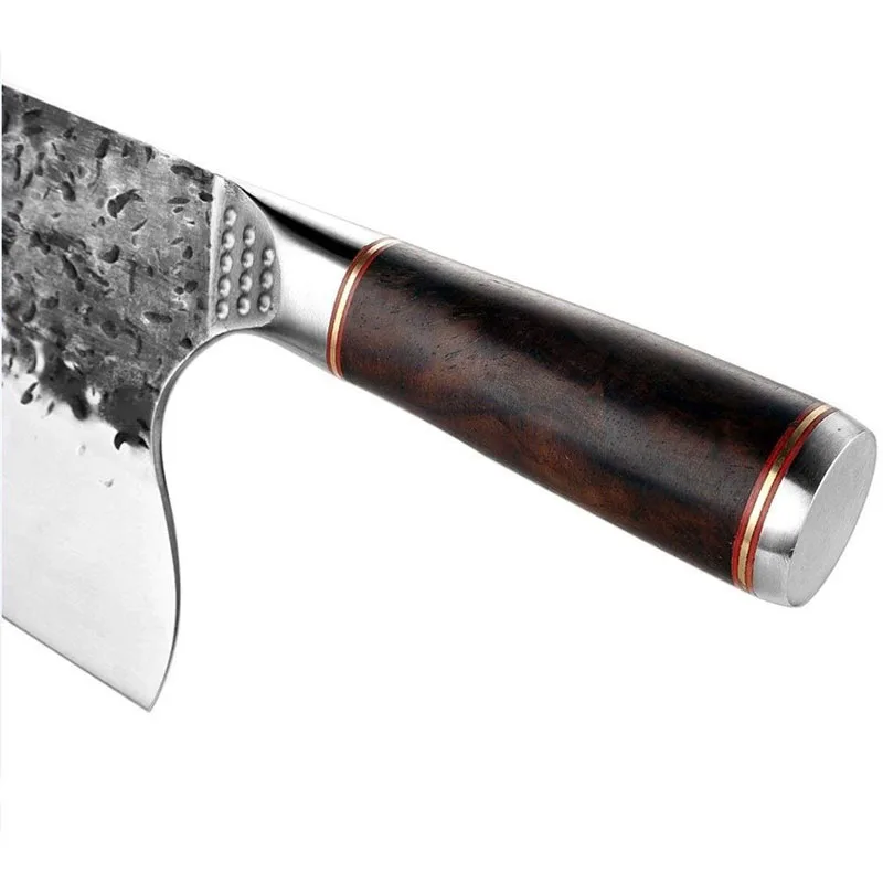 Лидер продаж на Amazon японский нож мясника из высокоуглеродистой стали 8 дюймов 5Cr15mov шеф-повар кухонный с деревянной