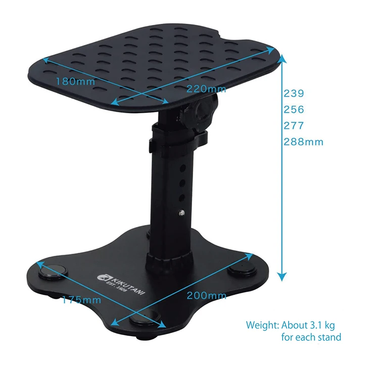 Sturdy steel aluminum table parts stage speakers stand professional