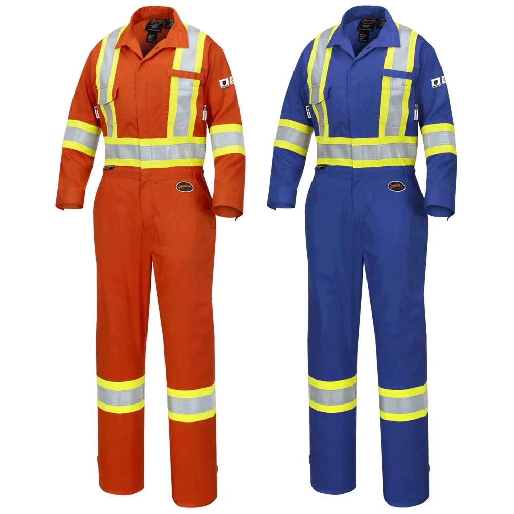 7oz Cotton Fabric Fire Resistant Oil Gas Safety Workwear FR Clothing for