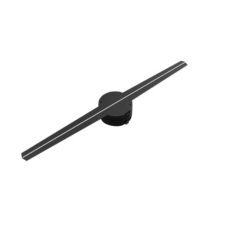 Amazing High Bright 3D LED Fan 42 cm 42cm Holographic Fan For Advertising