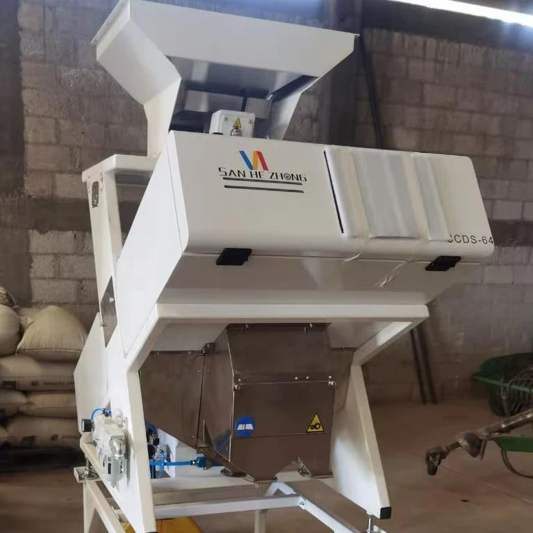 France Color Sorter Machine for Peanut Kernel Optical Sorting with CCD Sensor CE Certification and Remote Assistance