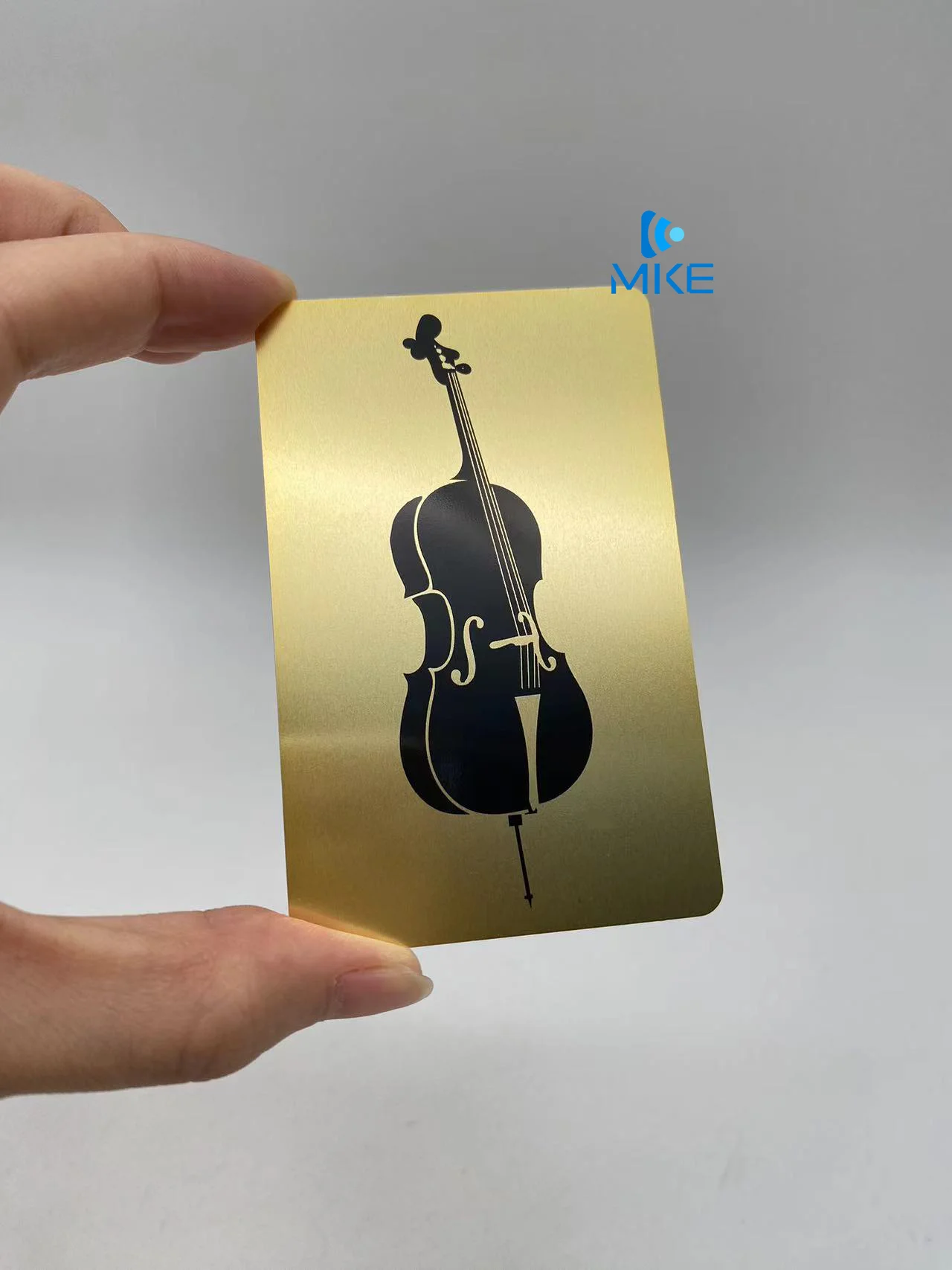 Custom matt black membership gift Different Barcode metal business cards
