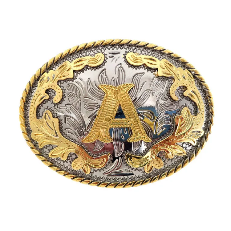 Letter Western Large belt buckle
