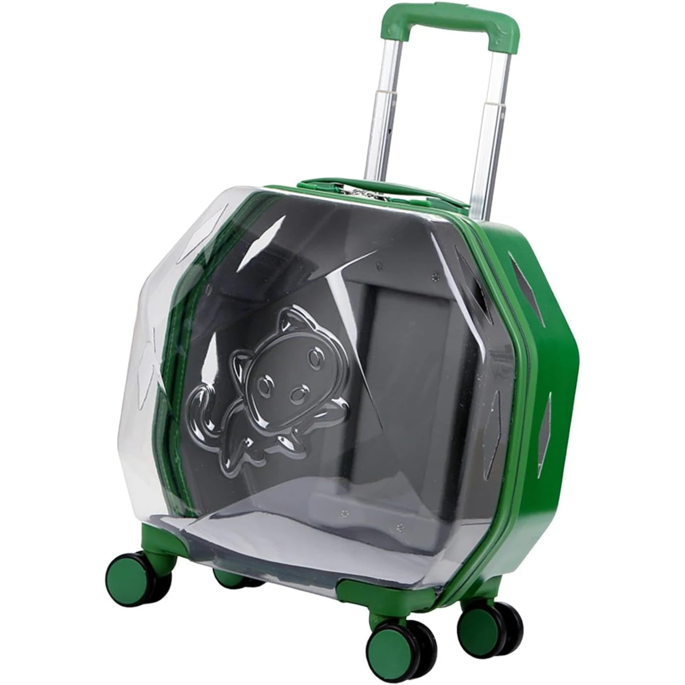 Airline Approved 4 Wheel Trolleys Bubble Stroller Cat Dog Easy Walk Folding Travel Carrier With Pet Tote Bag
