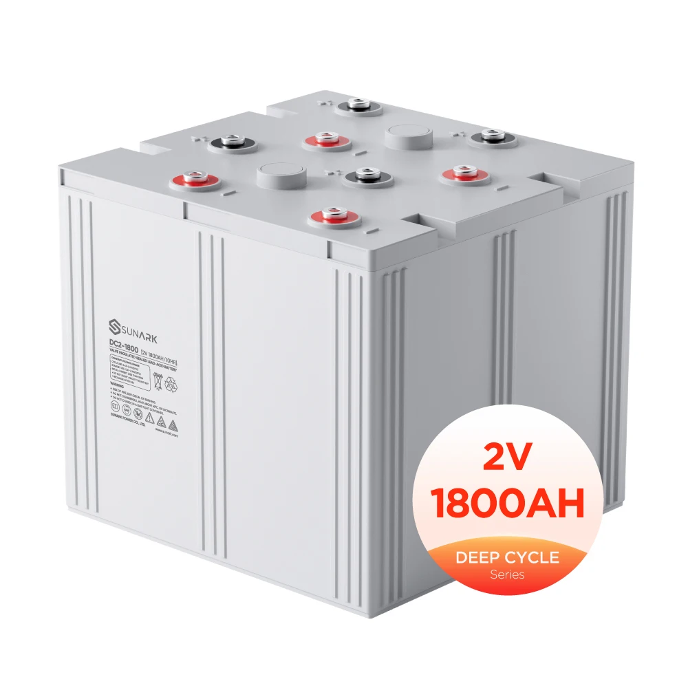 Free Shipping SunArk AGM 2V 3000 Amp Battery 2200Ah 1800Ah Deep Cycle Solar Battery