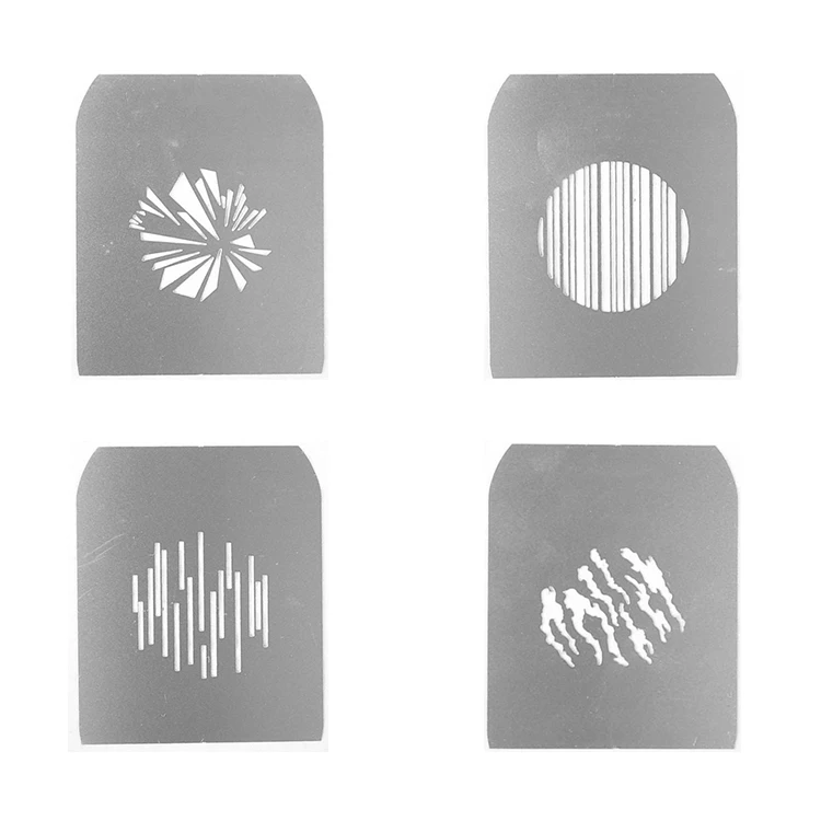 Набор Gobo для оптического тубуса, карты из нержавеющей стали