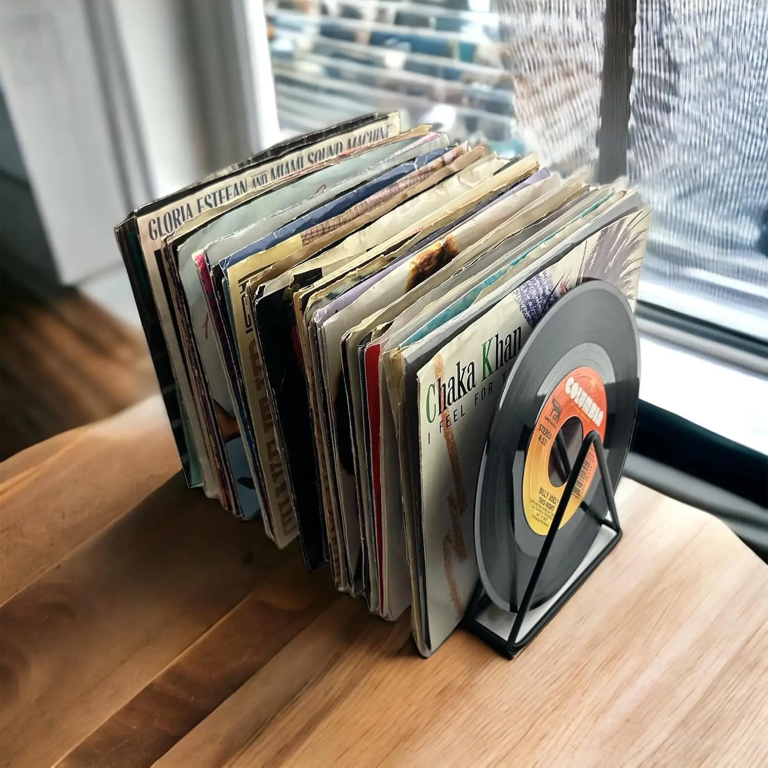 Metal Vinyl Record Display Rack Storage Rack Iron Wrought CD Album Collection Storage Rack