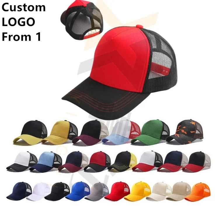 2024 New Arrivals Fashion Embroidery Anime Baseball Cap With Mesh Foam Hat Trucker Cap Custom Logo