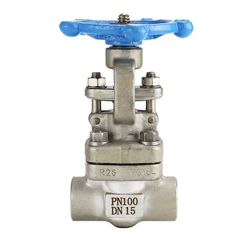 China Factory Forged 2 Inch Gate Valve Forging Socket Welded 1/2 Inch SW 800# Interior 12 A182 F316 API 602 High Quality