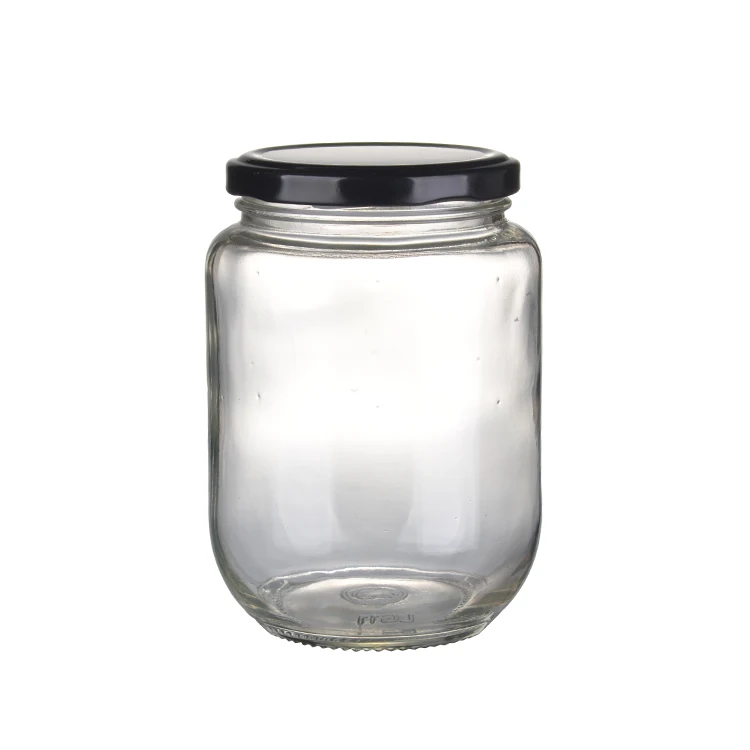 Transparent Sealed Jam Glass Jar Honey Jar Sealed Glass Packaging glass food storage container