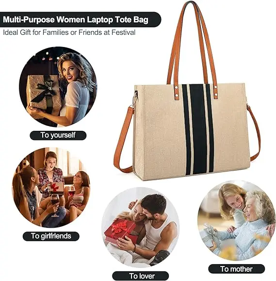 QQgift 2024 New OEM Custom Travel Large Storage Laptop Briefcase Shoulder Handbag High Quality Weekender Gym Duffel Tote Bag