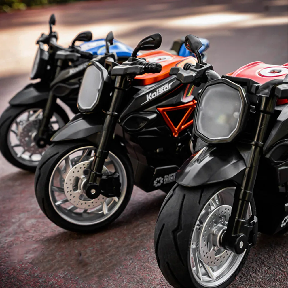 Boys Motorcycle Toys Motorcycle Model Racing Car Children's Boomerang Toy Car Gifts Simulation Alloy Unisex Scale Motorcycle