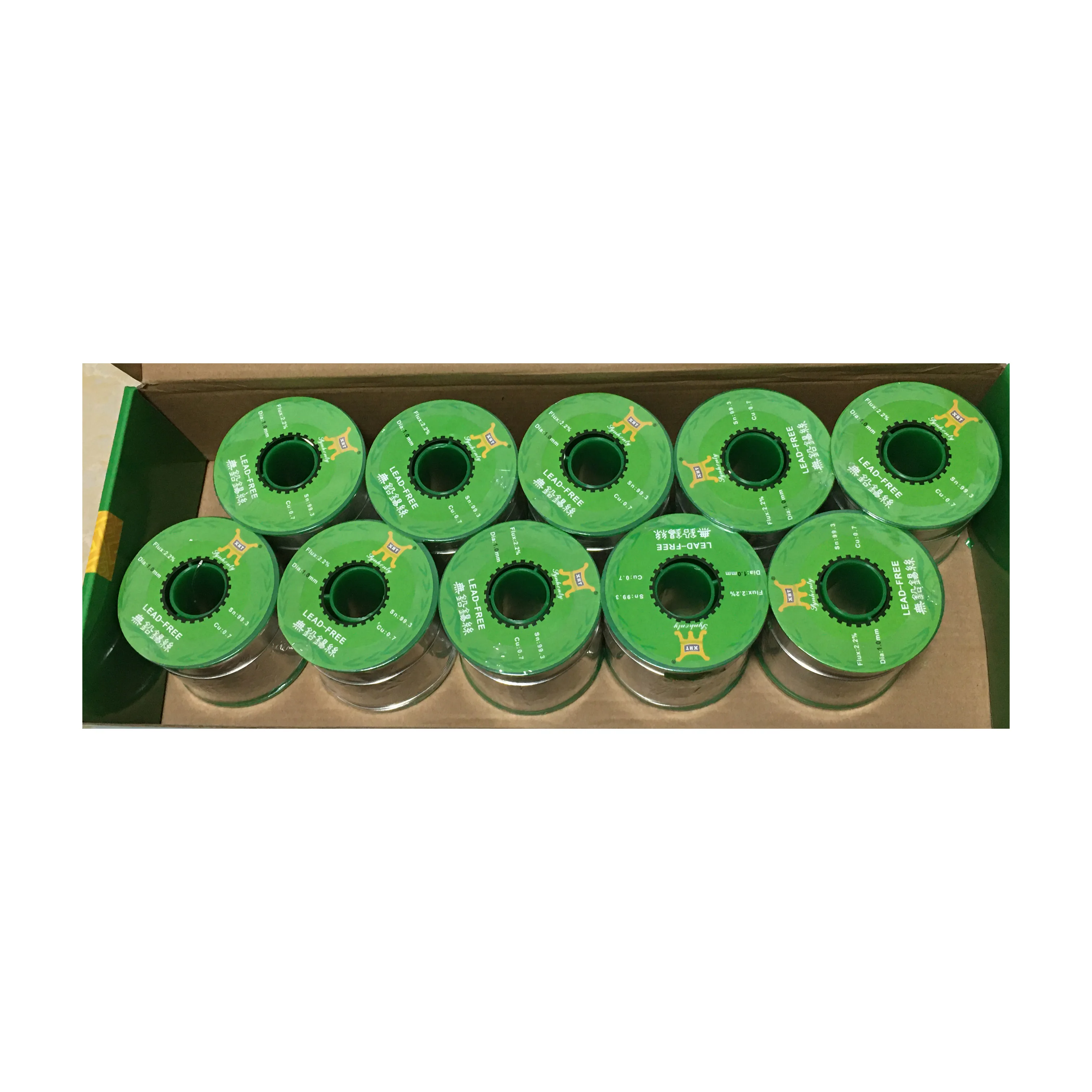 XHT Factory soldering line solder wire sn100 6337 rma solder tin welder leadfree solder 955 plumbing rohs lead free solder