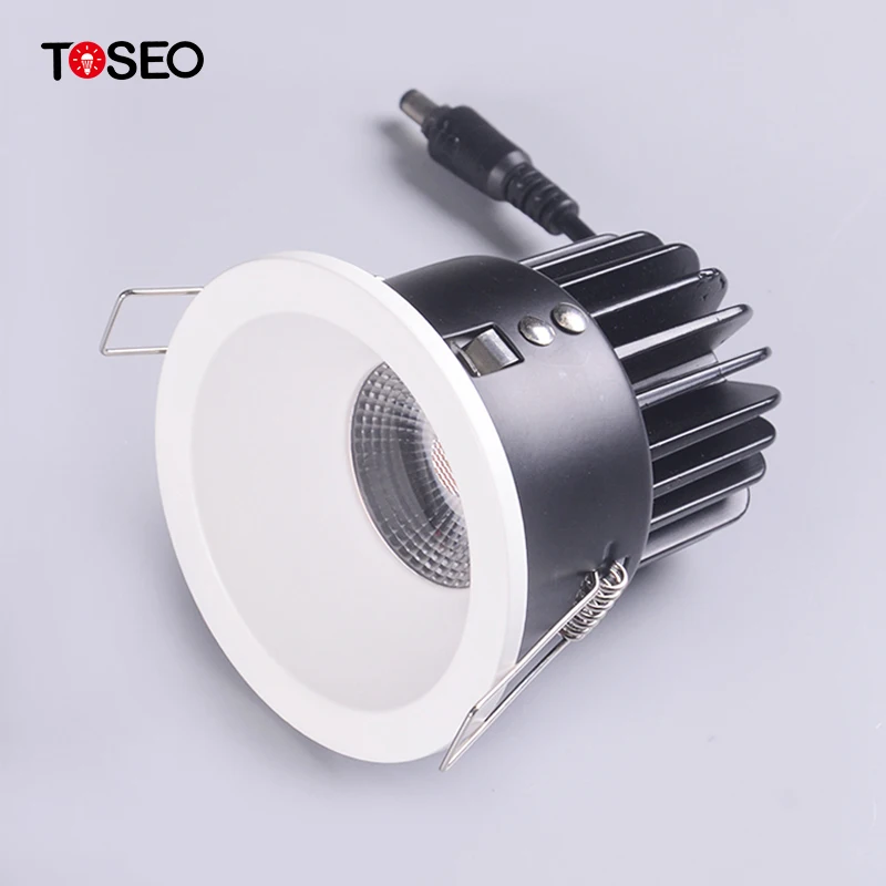 TOSEO Customized Super Slim Bezels Anti Glare GU10 Front Replace Bulb Deep Cup Spot Light led downlights china