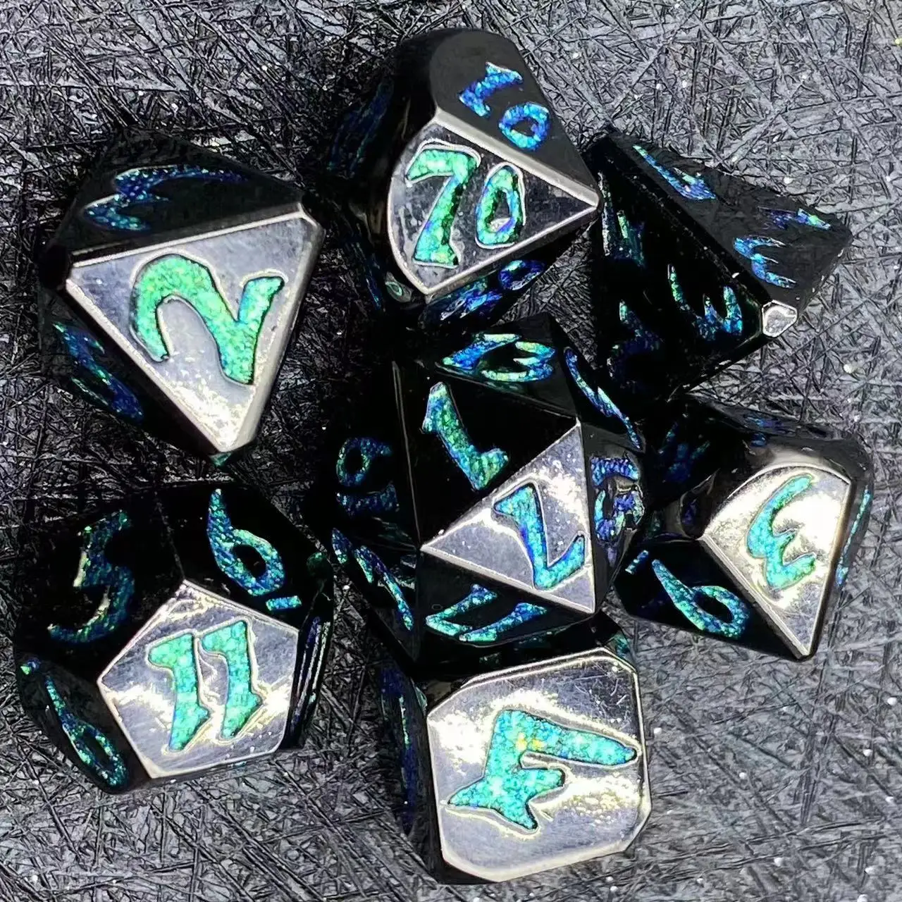 Набор игральных костей Dnd кости d & для ролевых игр Подземелья и Драконы многогранные металлические с большим количеством