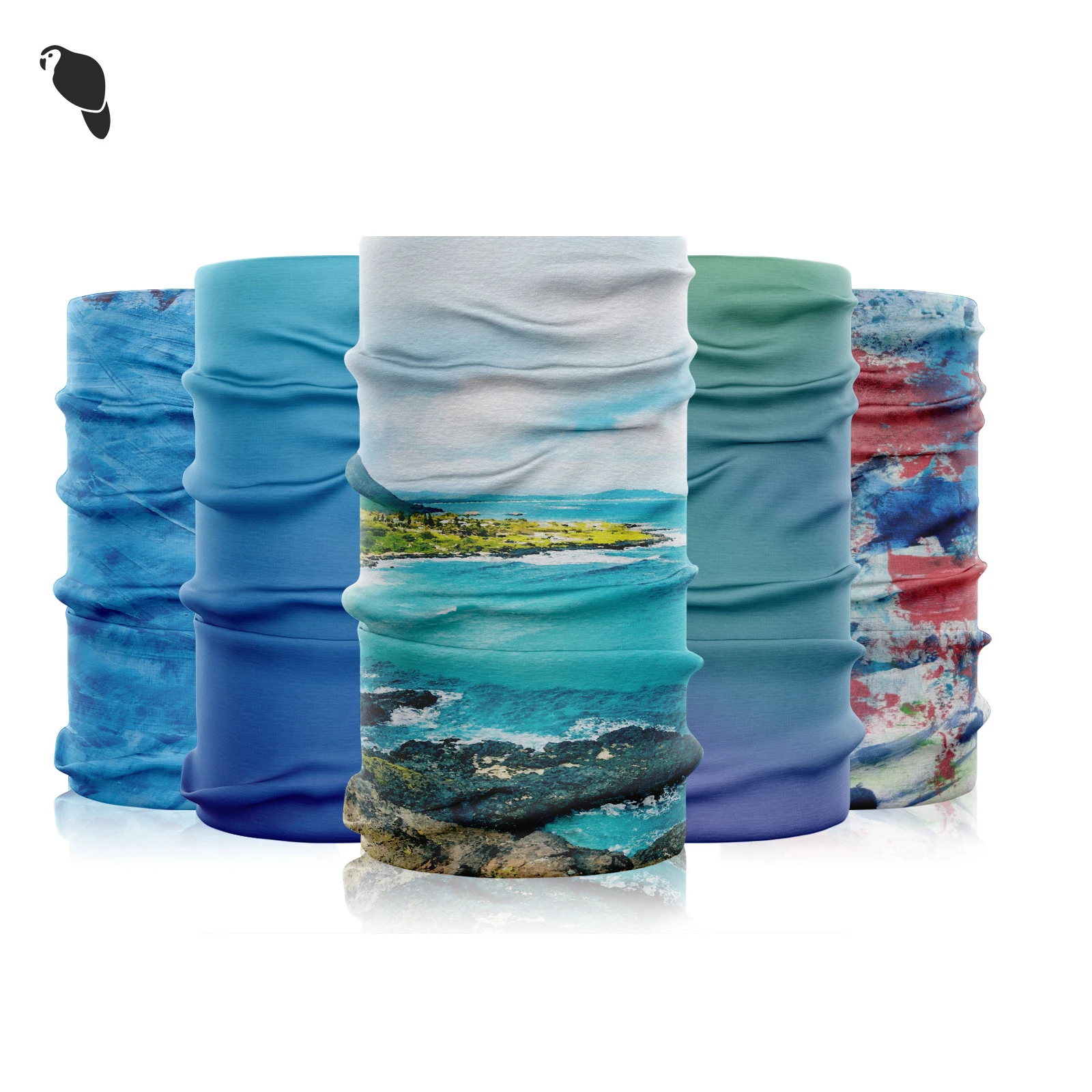 LEO Seamless Ice Silk Mask Customized Magic neck gaiter Polyester Bandana