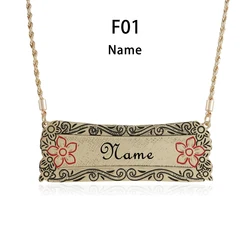 SophiaXuan yiwu junjian Simple Dainty Pandent  Polynesian Guam Gold Filled Haku Plumeria Necklace Hawaiian Jewelry Wholesale