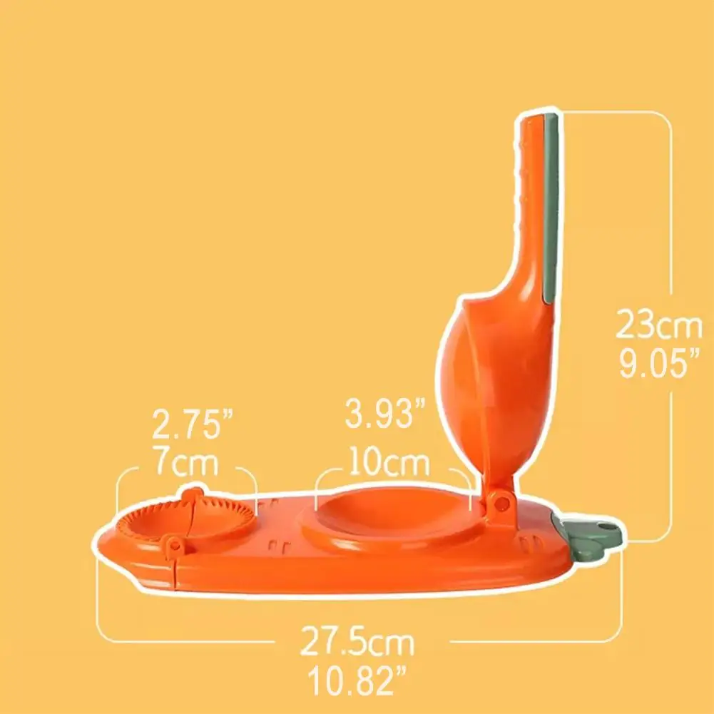 Factory Outlet Kitchen Gadgets New Year Tool DIY Plastic Machine Manual 2 in 1 Dumpling Maker For Press Dumpling Maker Molds