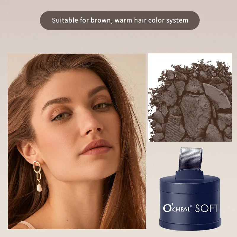 Private Label Custom Color Waterproof Hair Root Touch Up Line Shadow Powder For Women Hairline Shadow Powder Hairline powder