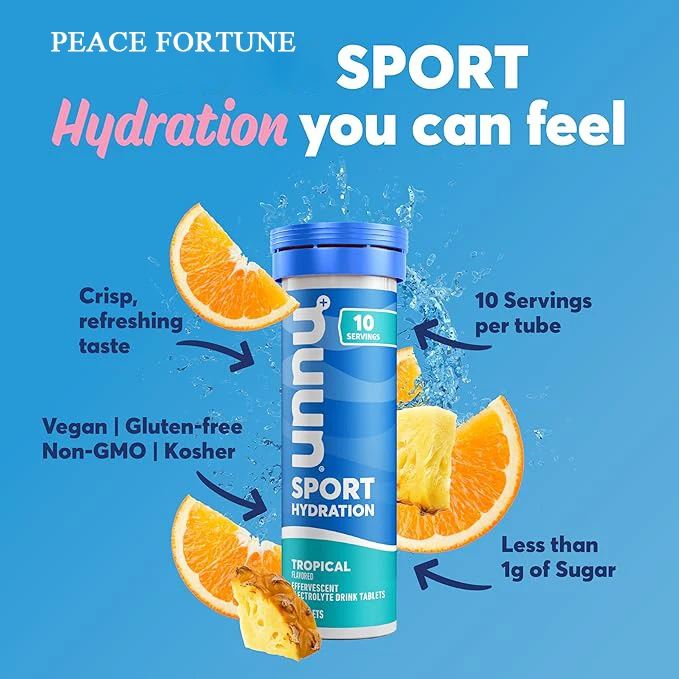 Electrolyte Tablets - Dissolvable in Water, 1g Sugar Drink Mix, Vegan, Non-GMO | food supplements | vitamin tablets