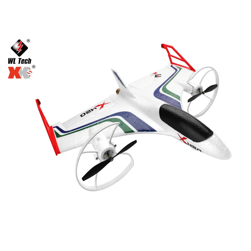 2022 Wltoys XK X420 самолет с бесщеточным Мотором вертикальный взлет со светодиодной подсветкой Радиоуправляемый планер неподвижным крылом радиоуправляемые самолеты электрический