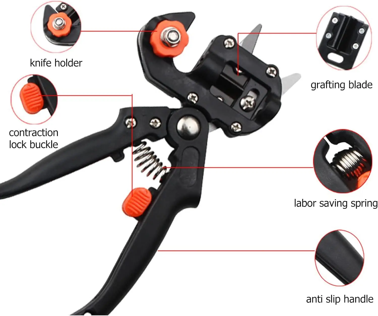 Gardening Tools Grafting Shears Fruit Tree Grafting Tools Orchard Pruning Shears seedling grafting tool