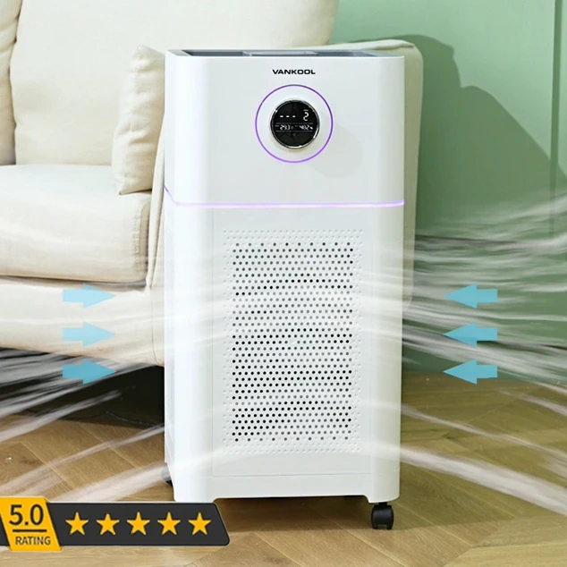 2021 лучший новый OEM ODM Новый Умный датчик Wifi активированный уголь Hepa фильтр ионизатор очиститель воздуха для домашней комнаты