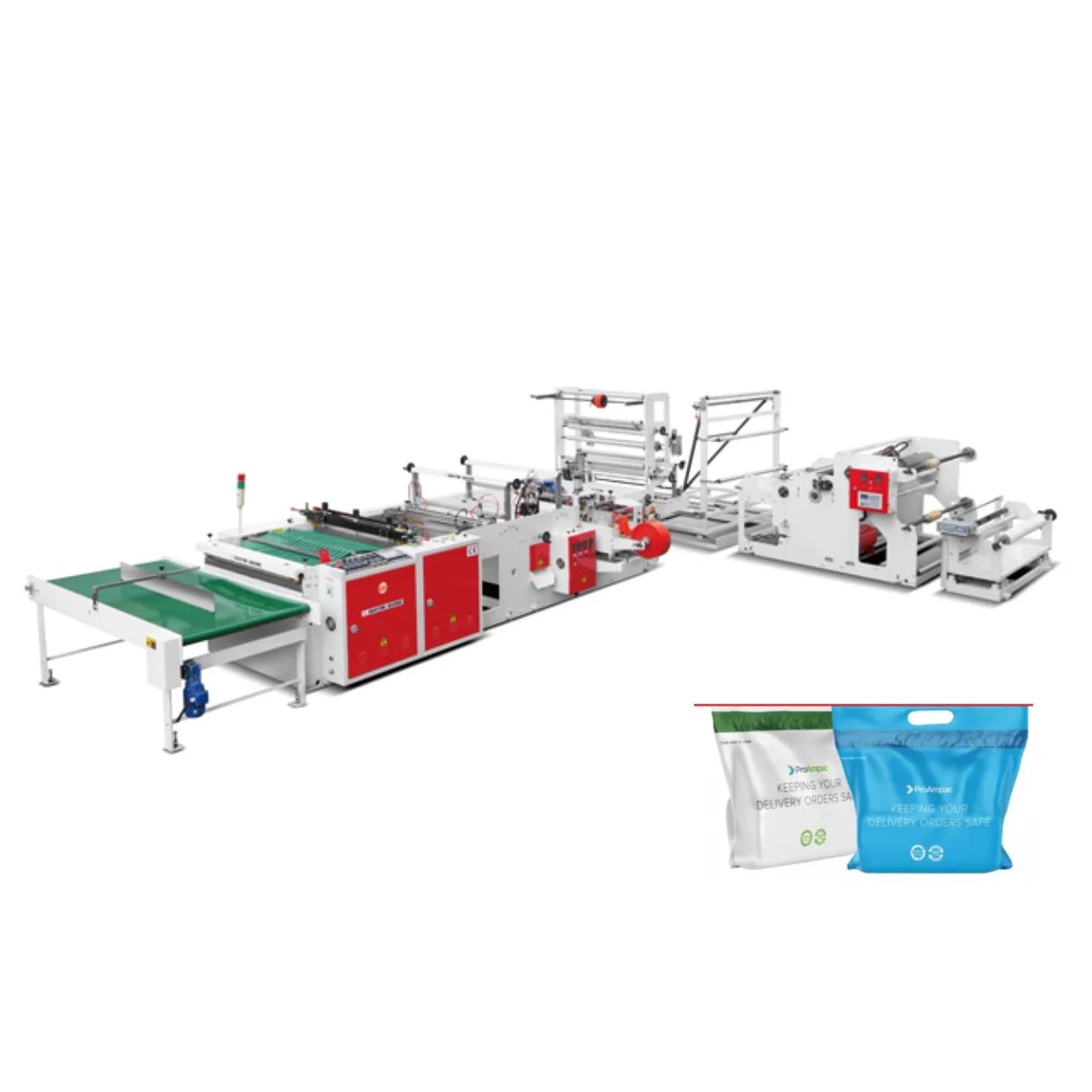 automatic mailing bag making machine for courier bag express bag using