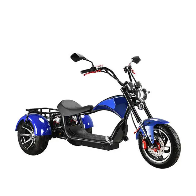 Fat tire three-wheel electric cargo scooter 60v 3000w electric motorcycle
