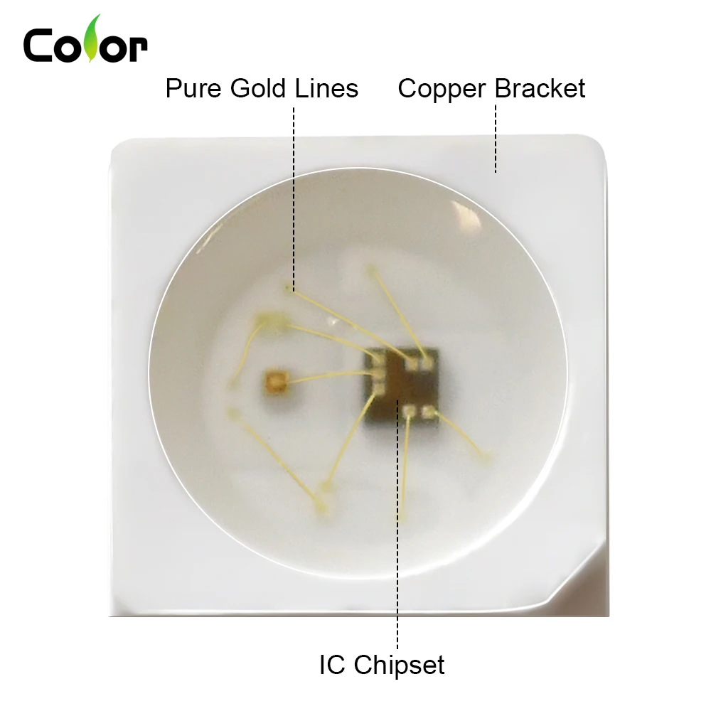 High Luminous Intensity Digital Flow Led Chips Bluk Strip Led Chip Flower Led Chip