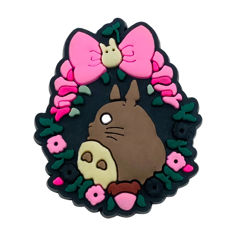 BHC OEM/Kuanji wholesale animation cartoon crocodile pattern custom pendant shoelace decorative pendant buckle custom wholesale