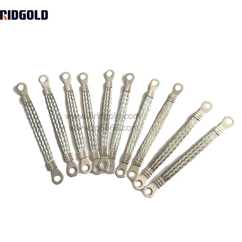 tinned copper braided ground strap for electric drive system