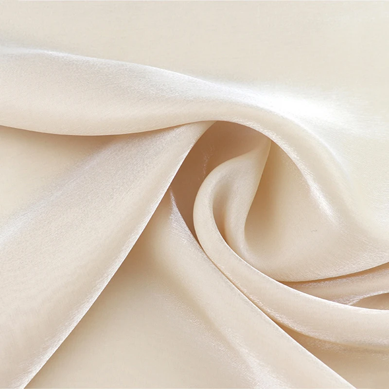  75gsm 100% polyester Smooth and shiny glazed satin organza glitter fabric for