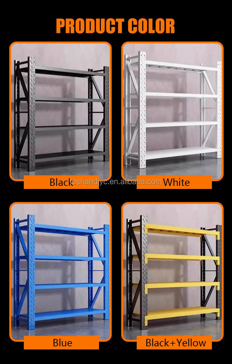Custom medium duty Display Shelving Garage Racking Shelves Steel Warehouse Shelf Metal Storage Rack pallet