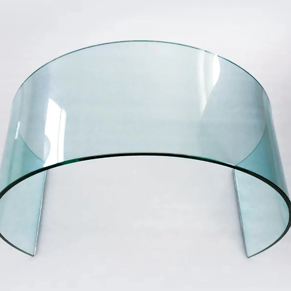 China glass manufacturers direct selling any size thickness ultra clear curved tempered glass