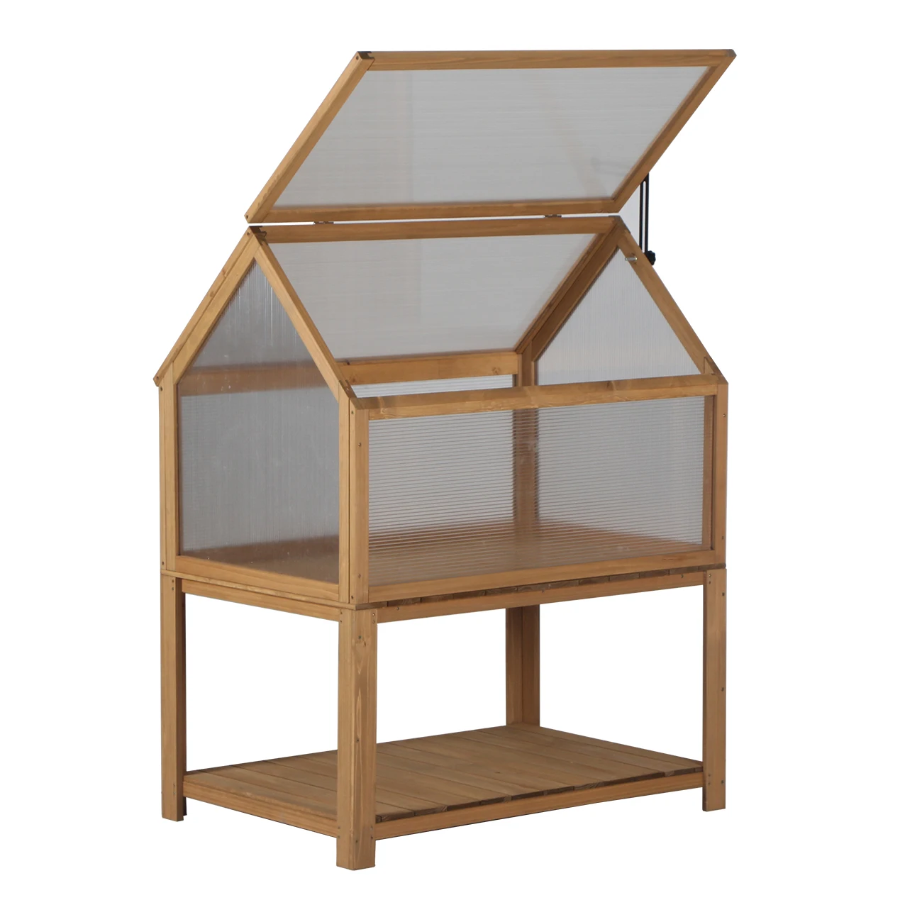 Backyard Folding Commercial Wood Raised Garden Bed Greenhouses Cover For Outdoor Plants Sale