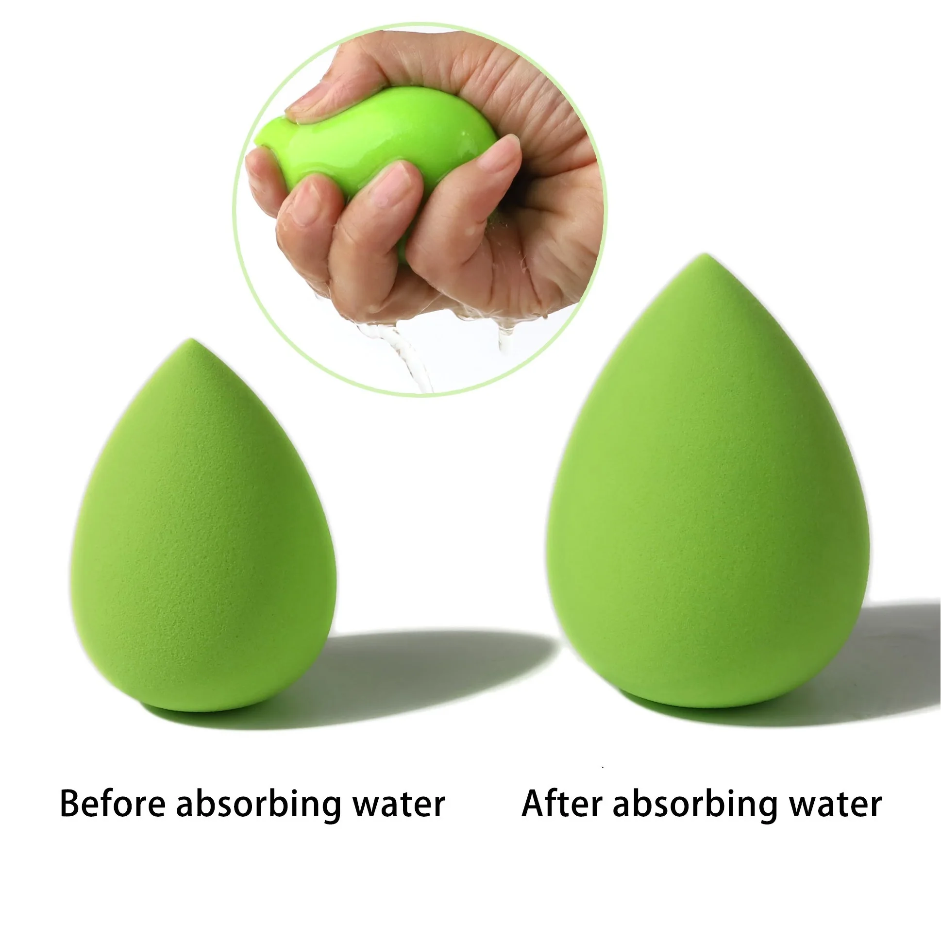 Wholesale skin-friendly makeup sponges different shapes washable makeup sponge blender