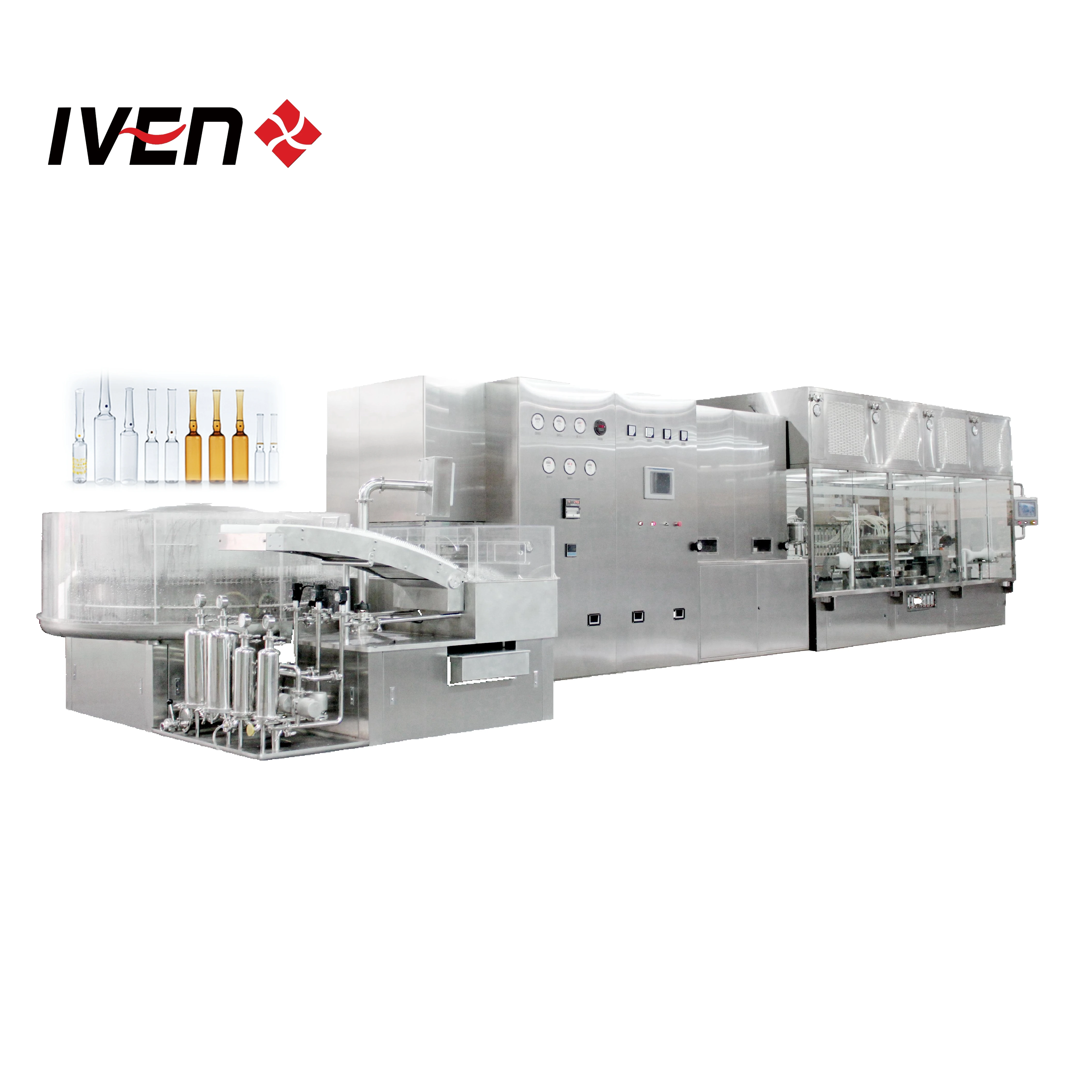 Good Production Line Servo Driving Ampoule Filling Washing Capping Sealing and Packing Machine Production Line