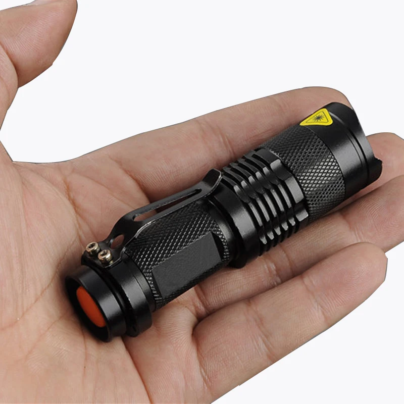Tactical Gun Rifle Bicycle Zoomable Waterproof Flashlight Bright Mini LED Flashlight Torch Light