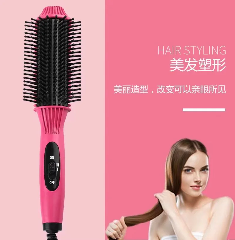 Professional Wholesale Hair Comb Curly Beauty Electric Magic Hair Straightener Brush HM703